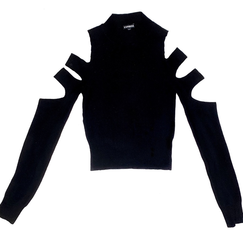 Express Cut-Out Sweater Top